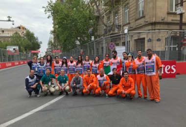 RİİB-in könüllüləri Bakıda keçirilən Formula 1 Azərbaycan Qran-Prisinə marşal qismində qatılıblar
