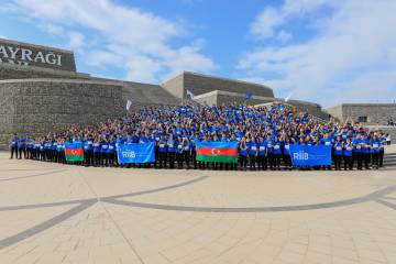 “Regional İnkişaf” İctimai Birliyinin 500 könüllüsü "Bakı Marafonu-2022”də