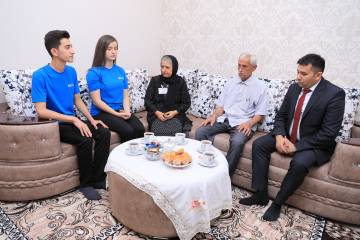 Heydər Əliyev Fondunun prezidenti Mehriban Əliyevanın təşəbbüsü ilə şəhid ailələrinə bayram sovqatları çatdırılıb