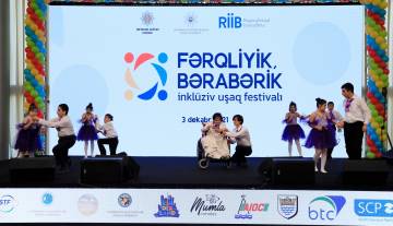Beynəlxalq Əlilliyi Olan Şəxslər Günü münasibətilə “Fərqliyik, bərabərik” inklüziv uşaq festivalı keçirilib