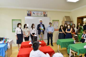 Avropa İttifaqının Azərbaycandakı nümayəndəliyinin rəhbərliyi və KİV nümayəndələri inklüziv təhsil layihəsinin icrasının nəticələri barədə məlumatlandırılıb