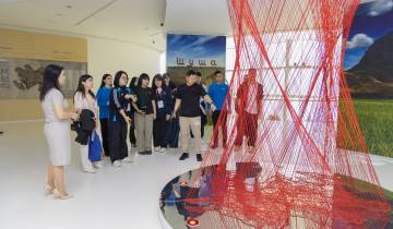 Azərbaycanda səfərdə olan koreyalı gənclər “Regional İnkişaf” İctimai Birliyinin qonağı olublar