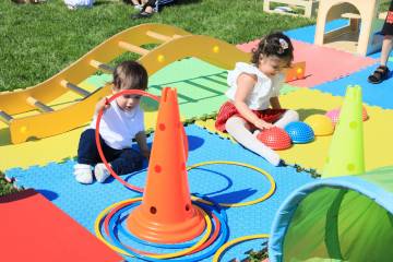 Heydər Əliyev Mərkəzinin parkında “Uşaq festivalı” keçirilib