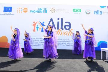 Avropa İttifaqı və BMT-nin Əhali Fondunun dəstəyi ilə qız övladlarının dəyərinin təşviqi və məsuliyyətli atalıq mövzusunda “Ailə Festivalı” keçirilib