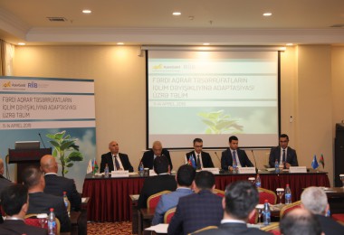 “AzerGold” QSC və “Regional İnkişaf” İctimai Birliyi  fermerlər üçün iqlim dəyişikliyi mövzusunda təlim təşkil edib