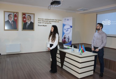 RİİB-in dəstəyi ilə “Öz işini qur” layihəsi həyata keçirilib