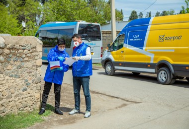 Tovuz və Qazax rayonlarında aztəminatlı ailələrə ərzaq sovqatları çatdırılıb