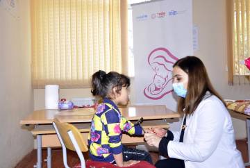 Ağcabədi və Ağdam rayonlarında həyata keçirilən tibbi dəstək layihəsi çərçivəsində  sakinlər arasında müayinələr aparılıb