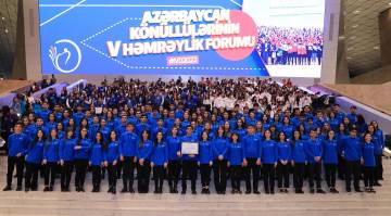 “Regional İnkişaf” İctimai Birliyinin könüllüləri Azərbaycan Könüllülərinin V Həmrəylik Forumunda iştirak edib