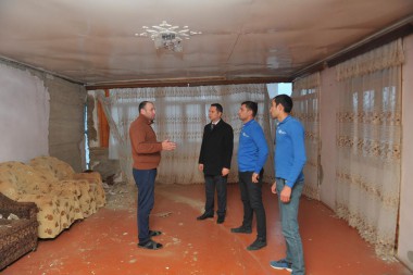 RİİB-in nümayəndələri zəlzələdən zərər çəkmiş ərazilərdə olublar