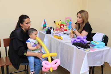 Daşkəsən rayonunda uşaqlar üçün səyyar tibbi müayinə aksiyası keçirilib