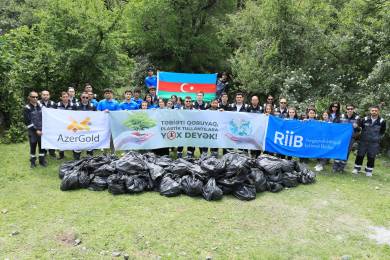 "Təbiəti qoruyaq, plastik tullantılara yox deyək!” devizi altında keçirilən ekoloji aksiya və təlim
