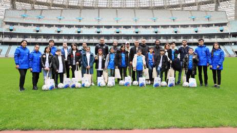 20 Noyabr-Ümumdünya Uşaq Hüquqları Gününə həsr edilmiş kampaniya çərçivəsində uşaqlar üçün futbol üzrə tədbir təşkil olunub