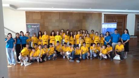 "Təhsil Avtobusu" Qaxda